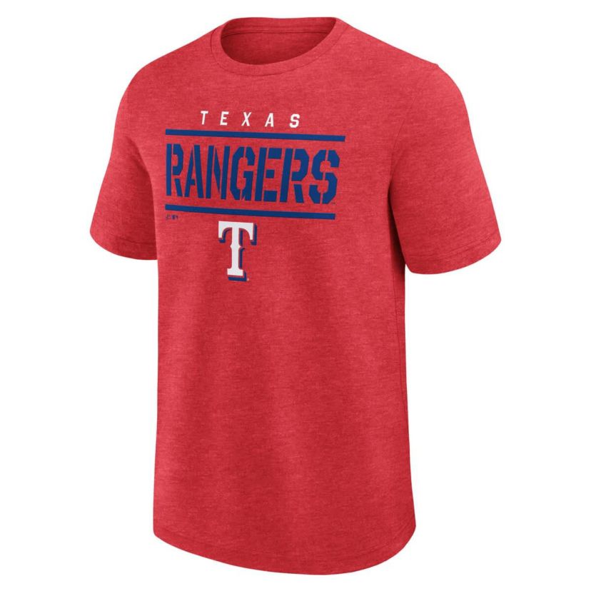MLB Logo Athletic Texas Rangers Top Notch T-Shirt