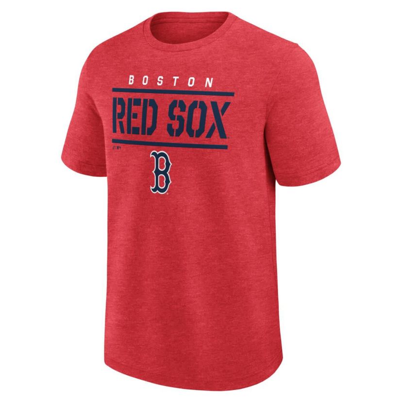 Boston Red Sox MLB Logo Athletic Boston Sox Top Notch T-Shirt