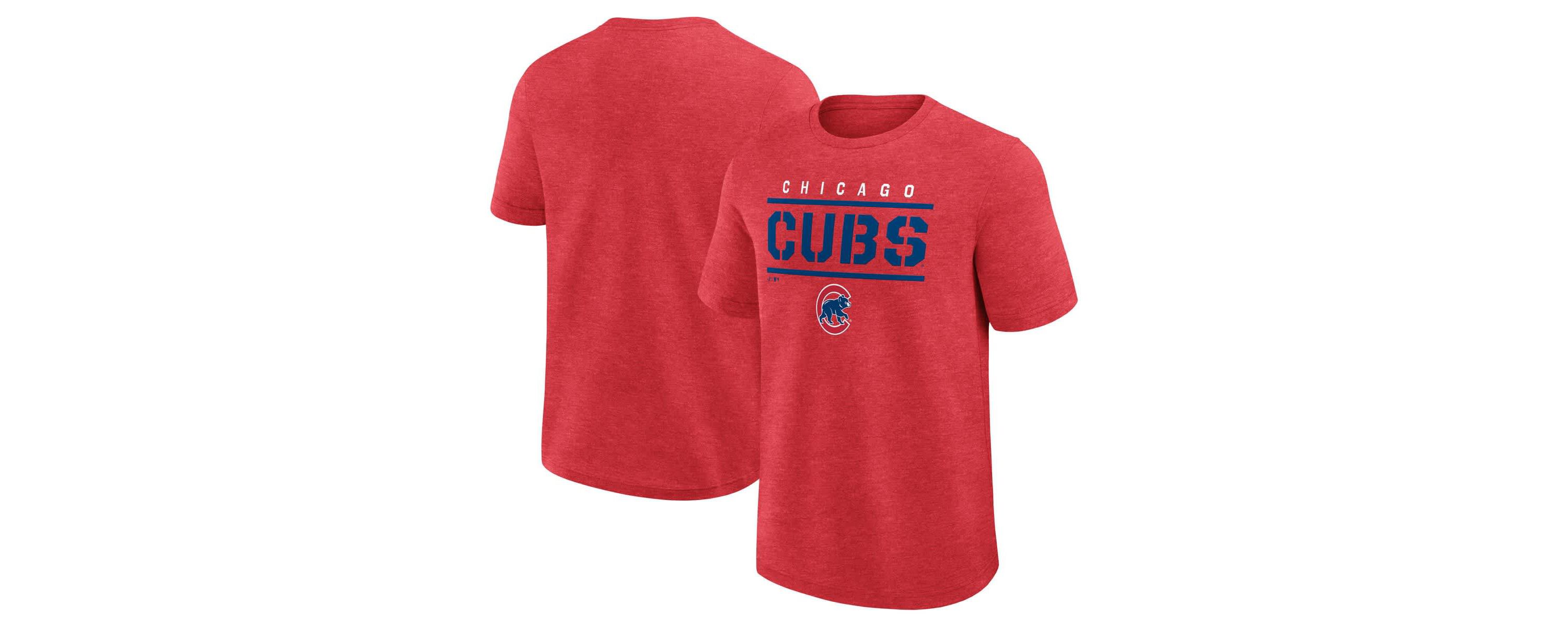 MLB Logo Athletic Chicago Cubs Top Notch T-Shirt