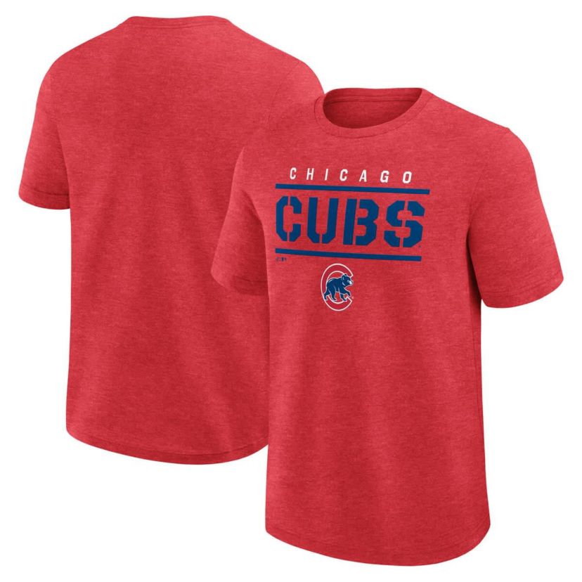 MLB Logo Athletic Chicago Cubs Top Notch T-Shirt