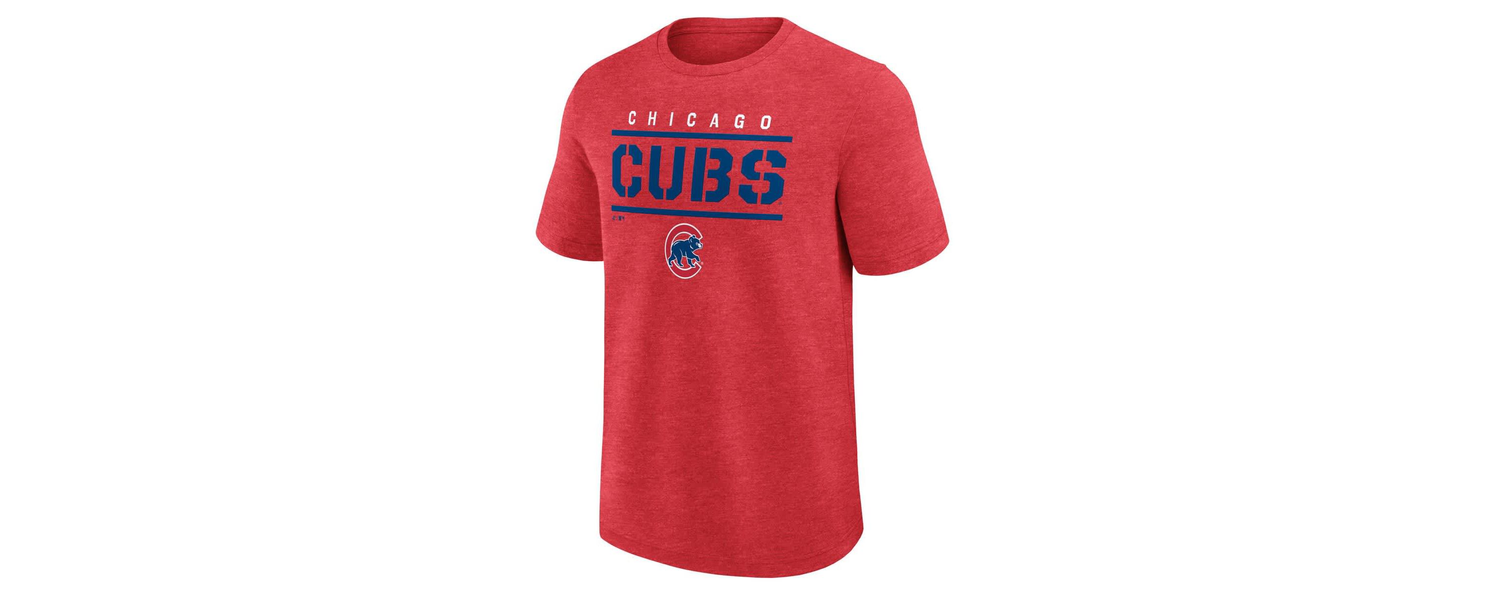 MLB Logo Athletic Chicago Cubs Top Notch T-Shirt