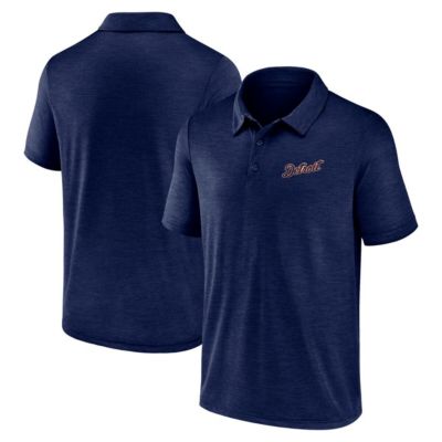 Fanatics Men's MLB Detroit Tigers Lightweight Unstoppable Polo, Navy Blue, Small