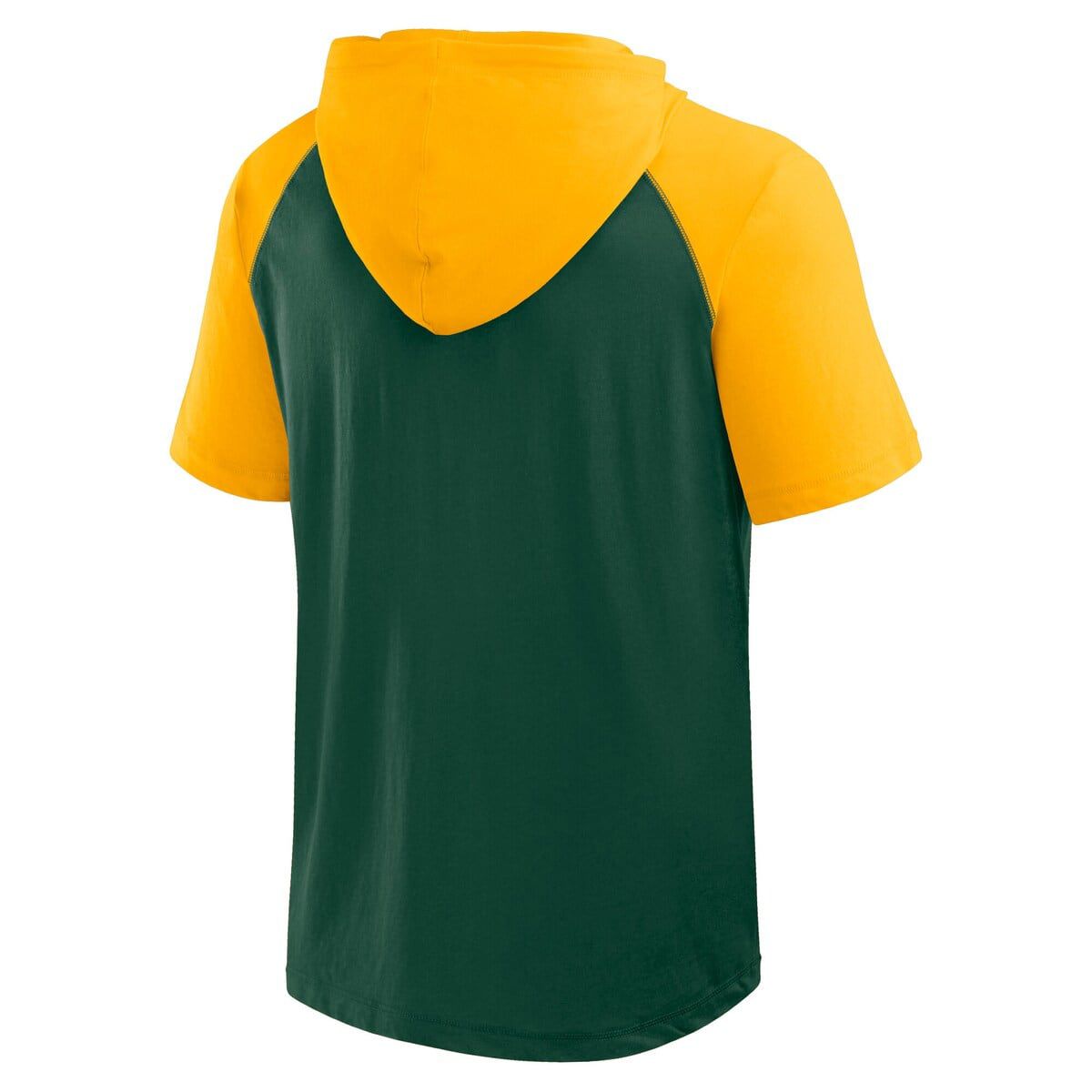 Oakland Athletics MLB Logo Athletic Athletics Prime Raglan Short Sleeve Hoodie T-Shirt