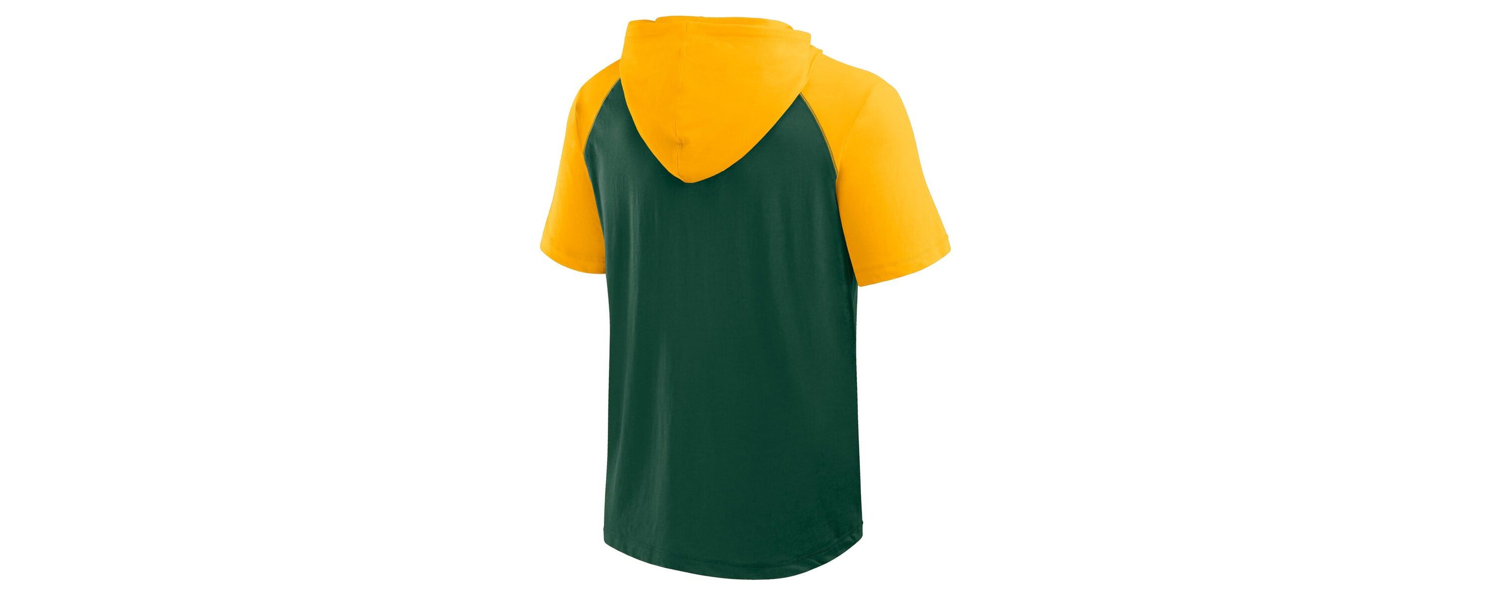 Oakland Athletics MLB Logo Athletic Athletics Prime Raglan Short Sleeve Hoodie T-Shirt
