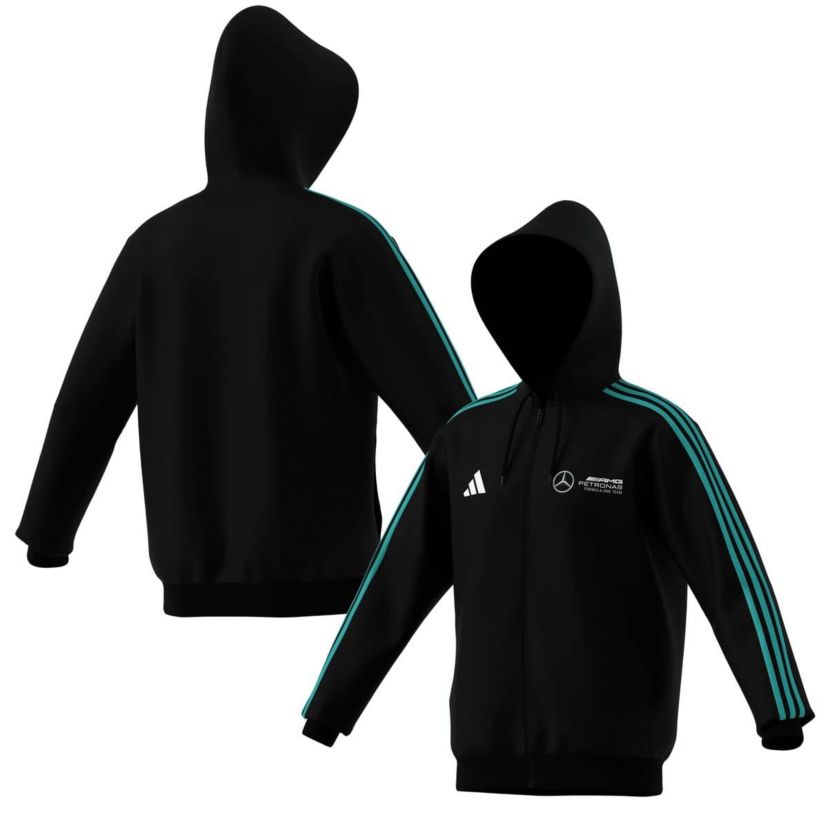 Formula 1 Mercedes-AMG Petronas F1 Team Fan Wear DNA Alphaskin Full-Zip Track Hoodie
