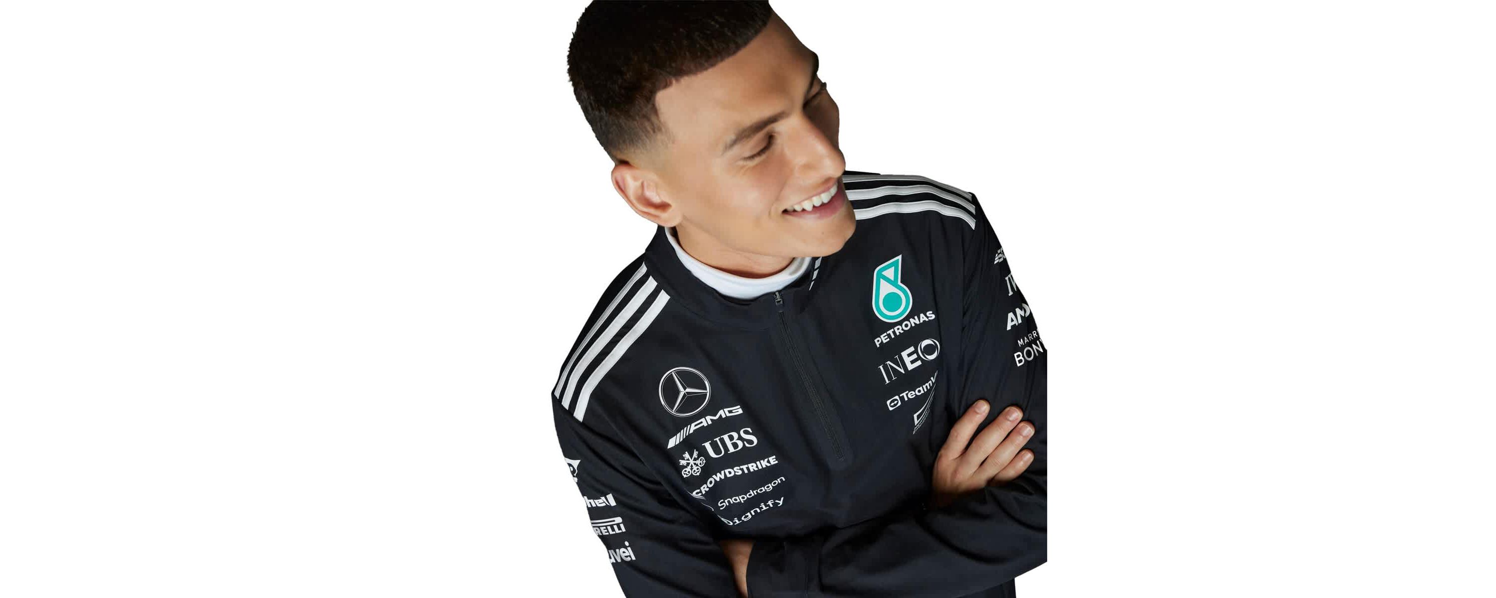 Formula 1 Mercedes-AMG Petronas F1 Team Team Wear Quarter-Zip Pullover Sweatshirt