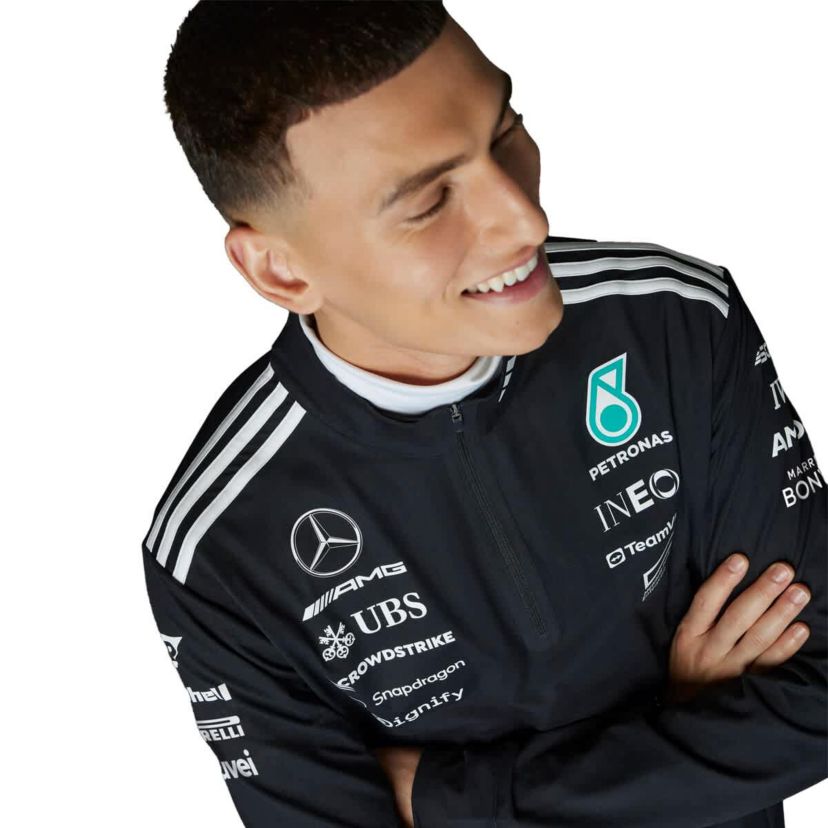 Formula 1 Mercedes-AMG Petronas F1 Team Team Wear Quarter-Zip Pullover Sweatshirt