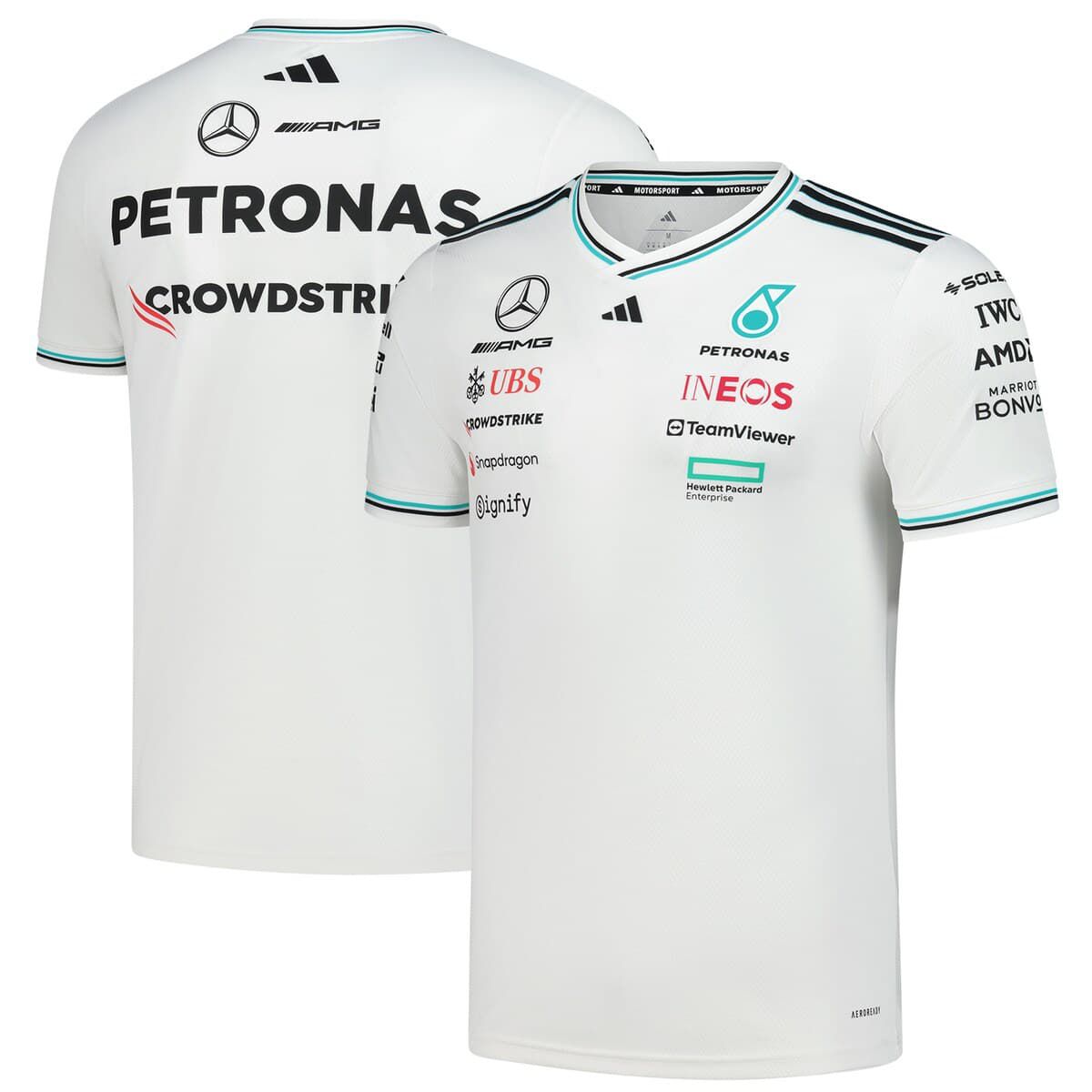Formula 1 Mercedes-AMG Petronas F1 Team AEROREADY Driver Wear Authentic Jersey