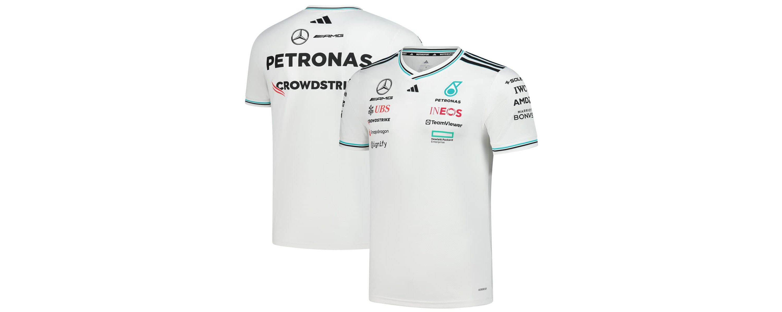 Formula 1 Mercedes-AMG Petronas F1 Team AEROREADY Driver Wear Authentic Jersey