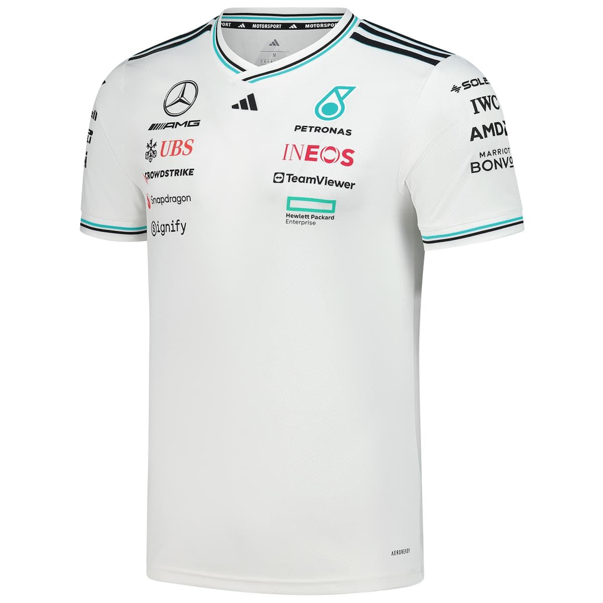 Formula 1 Mercedes-AMG Petronas F1 Team AEROREADY Driver Wear Authentic Jersey