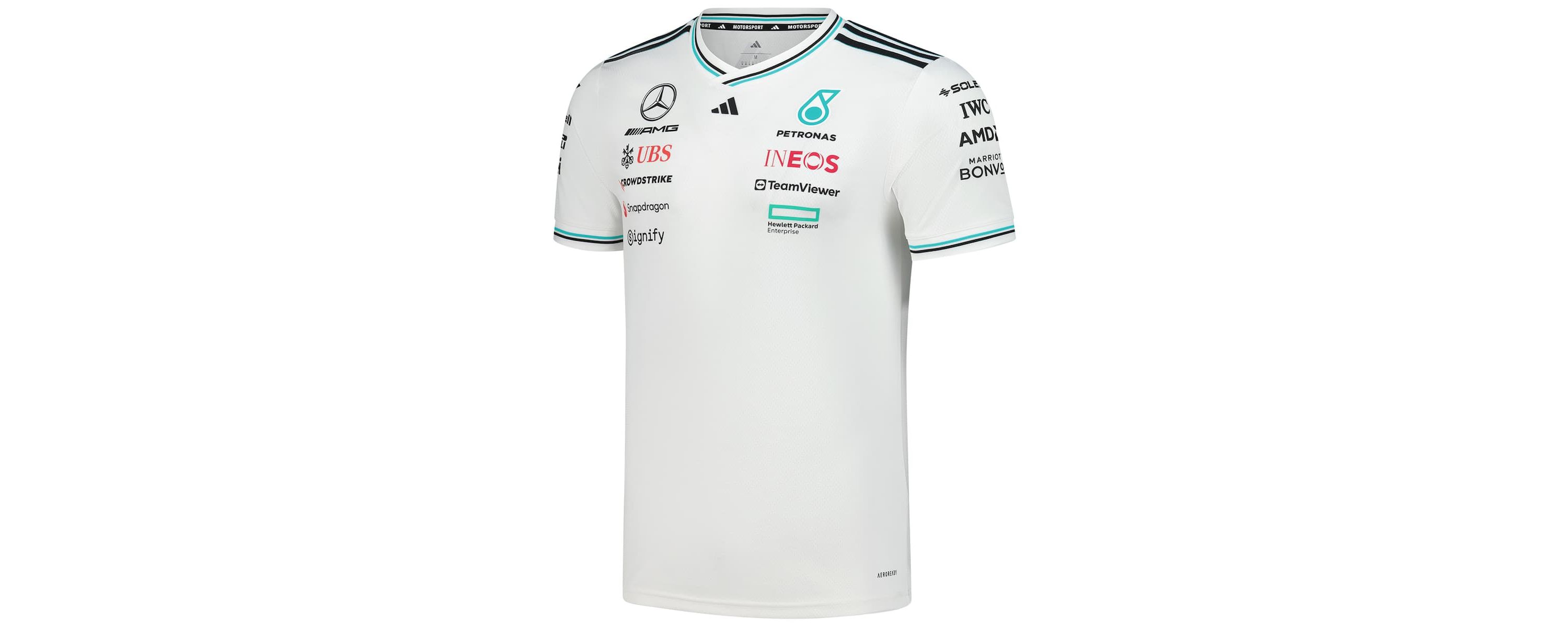 Formula 1 Mercedes-AMG Petronas F1 Team AEROREADY Driver Wear Authentic Jersey