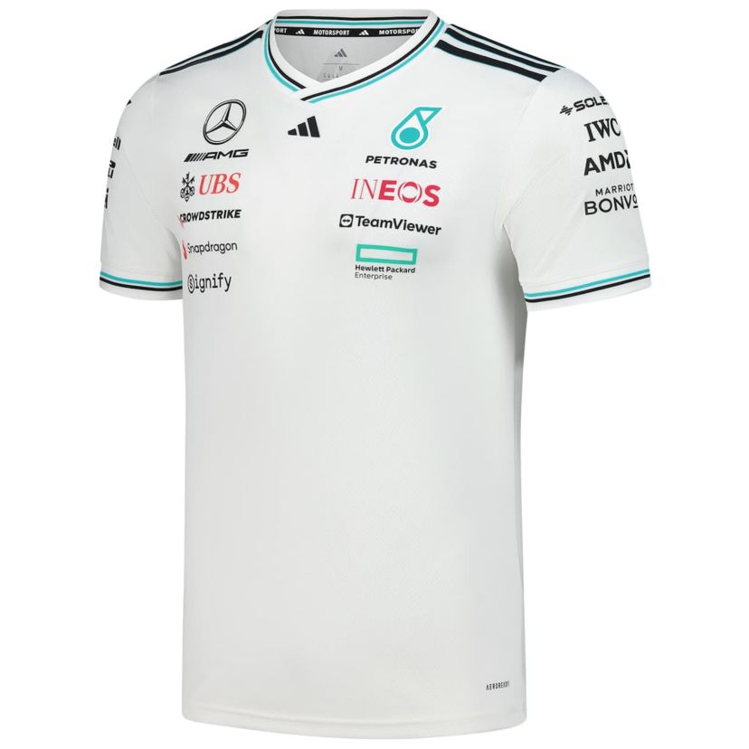 Formula 1 Mercedes-AMG Petronas F1 Team AEROREADY Driver Wear Authentic Jersey