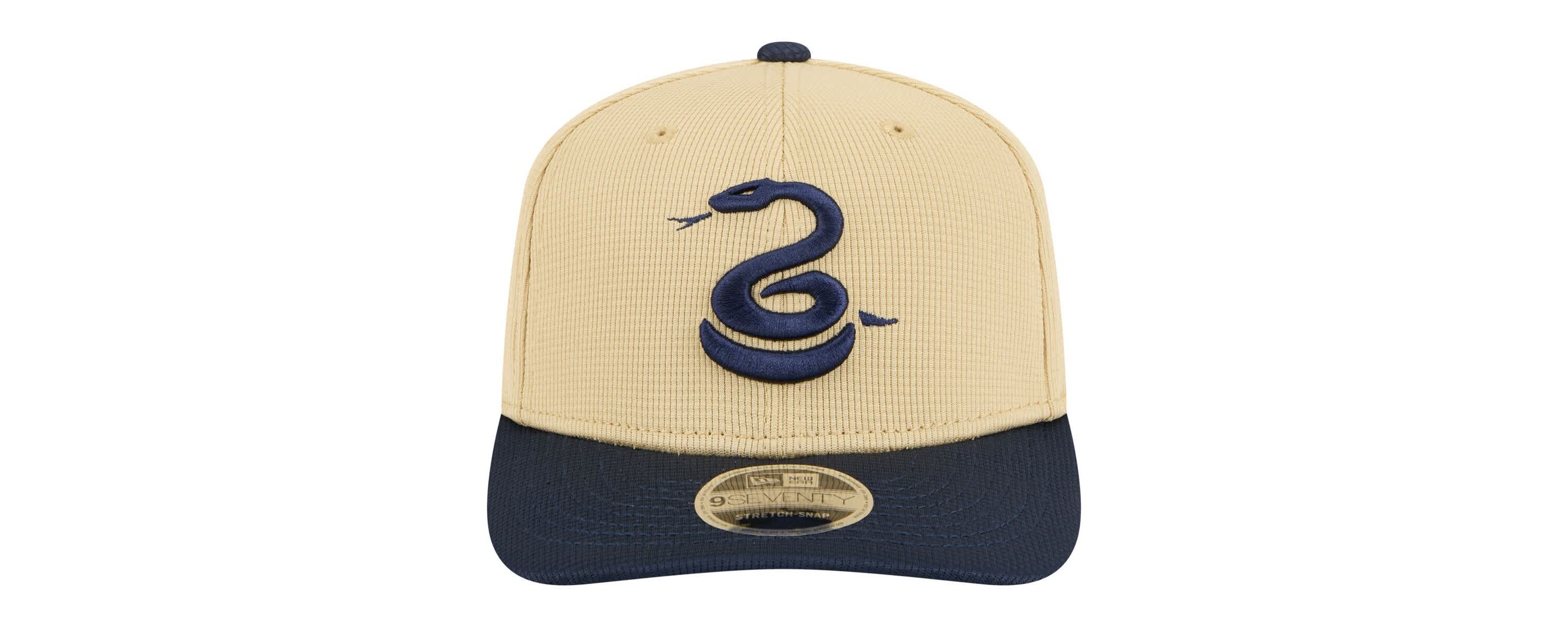 MLS Khaki/Navy Philadelphia Union 2025 Jersey Hook 9SEVENTY Stretch-Snap Hat