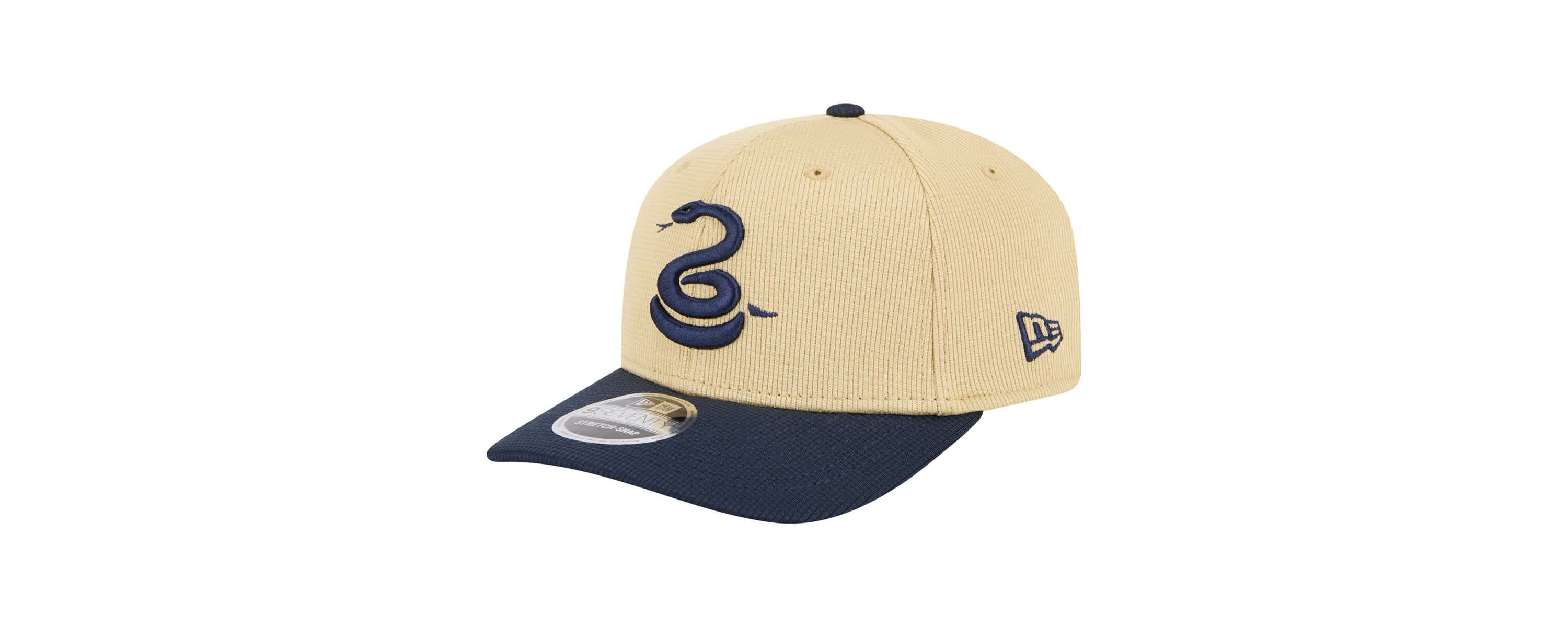 MLS Khaki/Navy Philadelphia Union 2025 Jersey Hook 9SEVENTY Stretch-Snap Hat