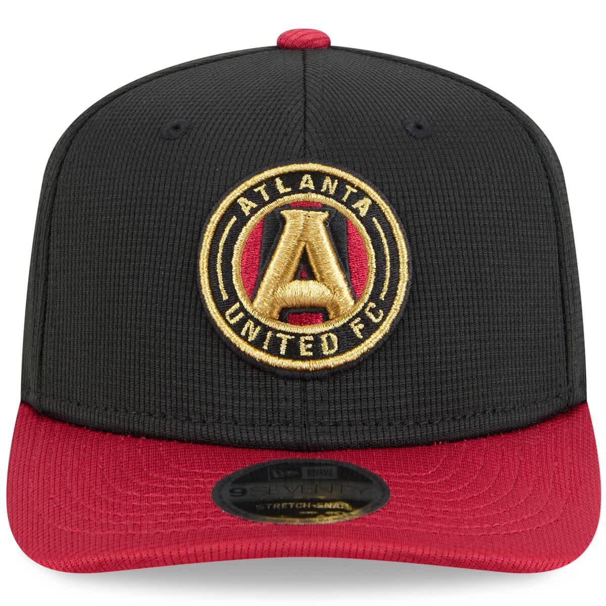 MLS Black/Red Atlanta United FC 2025 Jersey Hook 9SEVENTY Stretch-Snap Hat