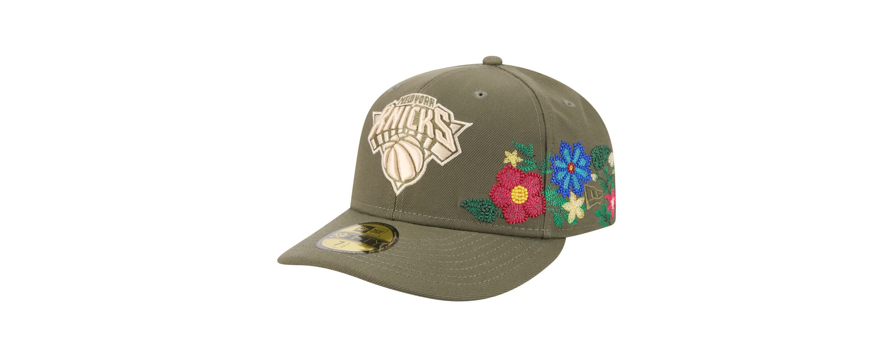 NBA New York Knicks Tonal Florals 59FIFTY Fitted Hat
