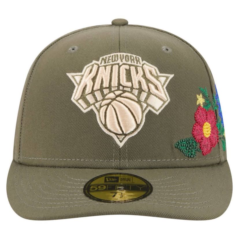 NBA New York Knicks Tonal Florals 59FIFTY Fitted Hat