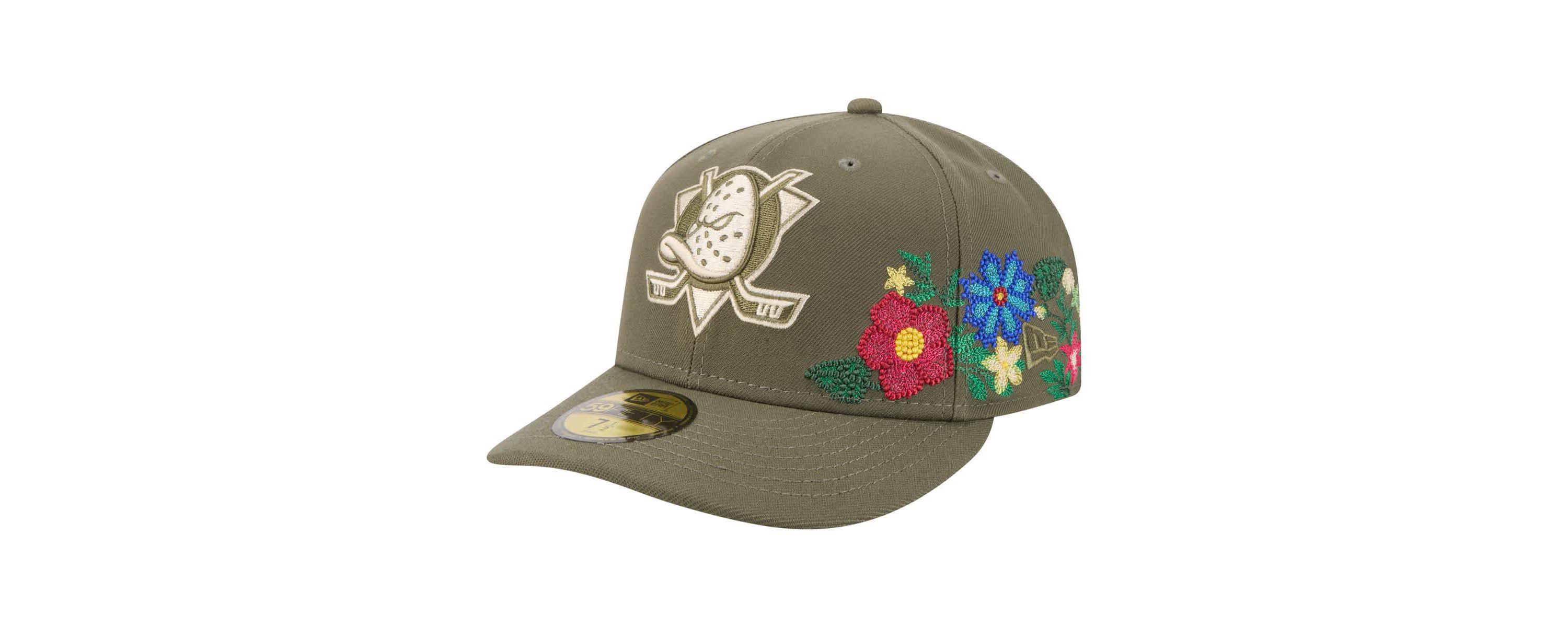 NHL Anaheim Ducks Tonal Florals 59FIFTY Fitted Hat