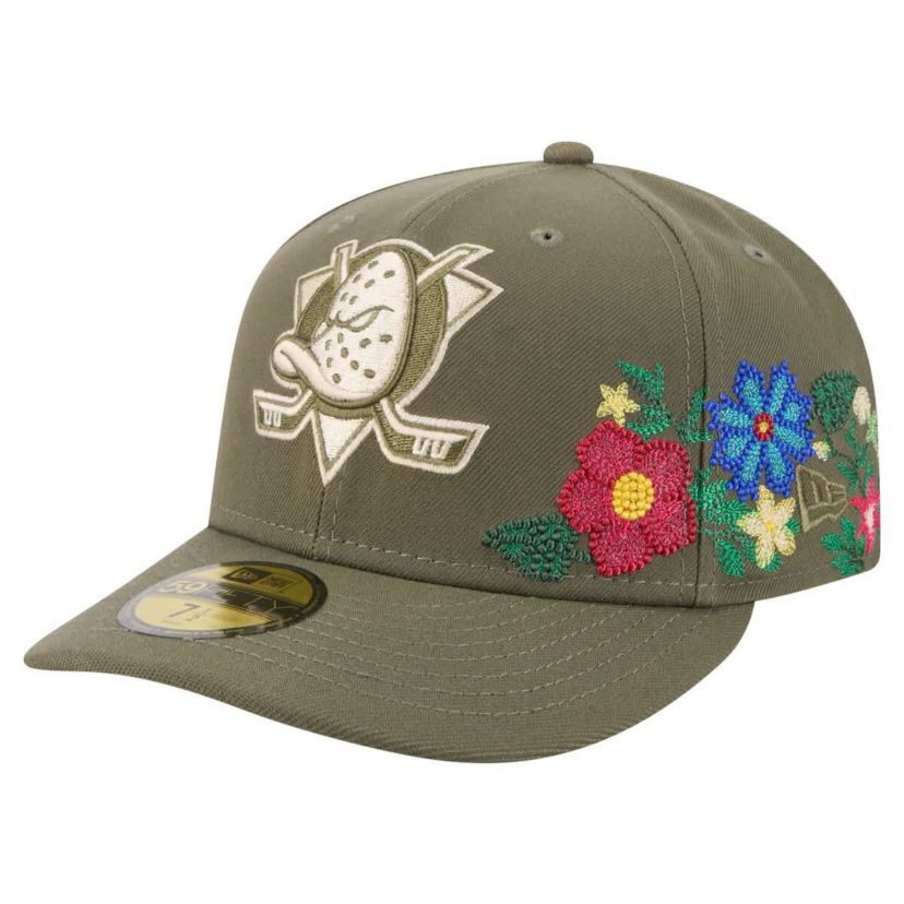 NHL Anaheim Ducks Tonal Florals 59FIFTY Fitted Hat