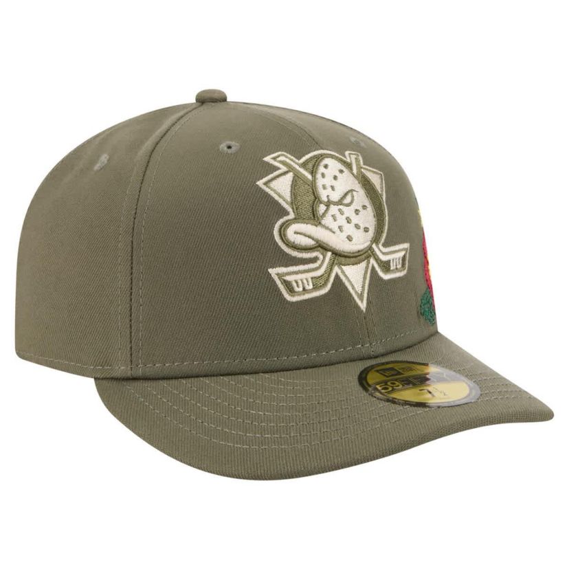 NHL Anaheim Ducks Tonal Florals 59FIFTY Fitted Hat