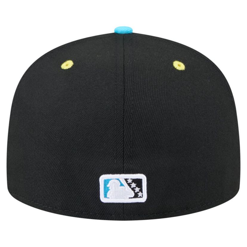 MiLB Black/Aqua Erie SeaWolves Copa de la Diversión 59FIFTY Fitted Hat