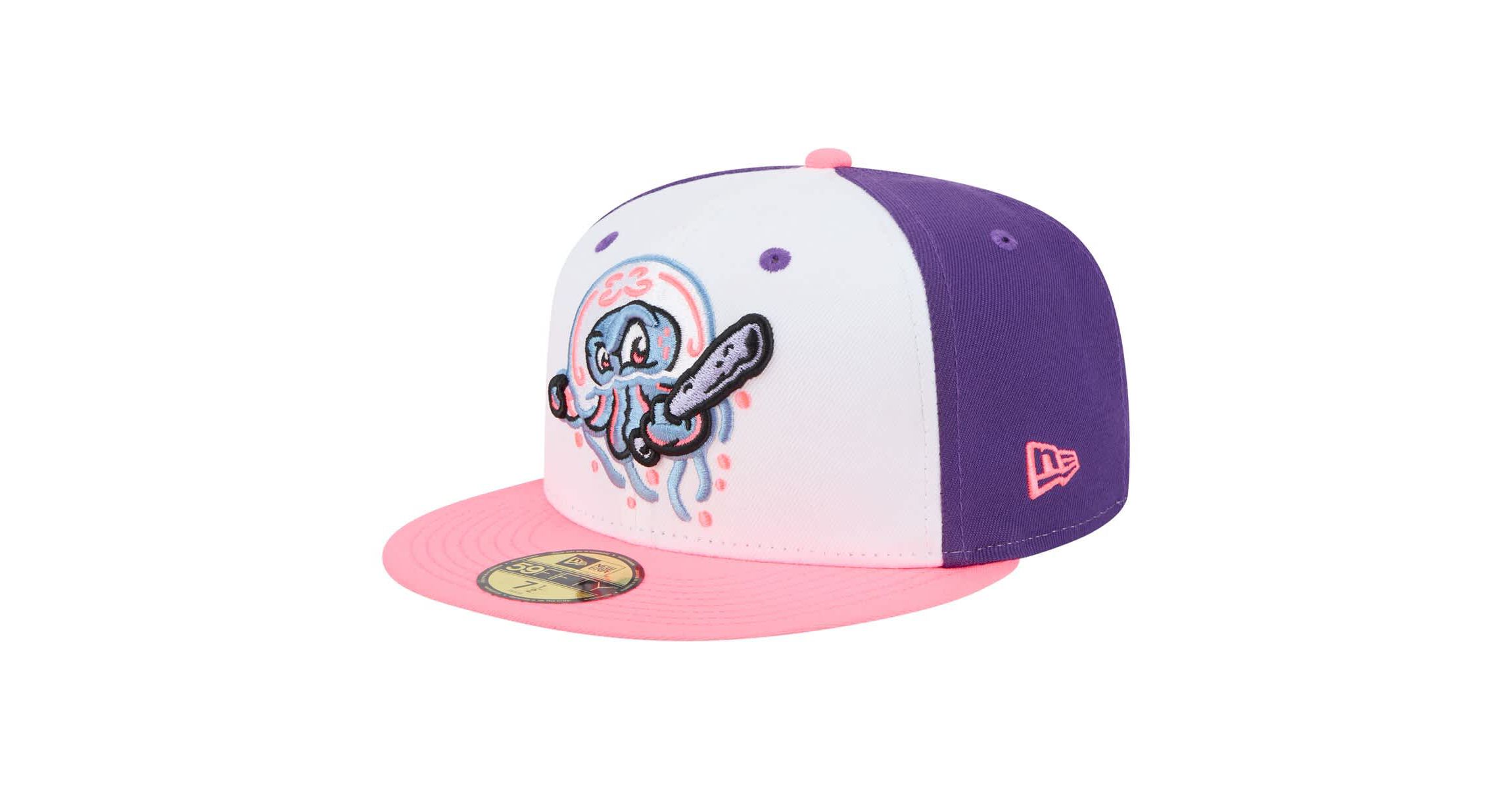 MiLB White/Purple Jersey Shore BlueClaws Copa de la Diversión 59FIFTY Fitted Hat