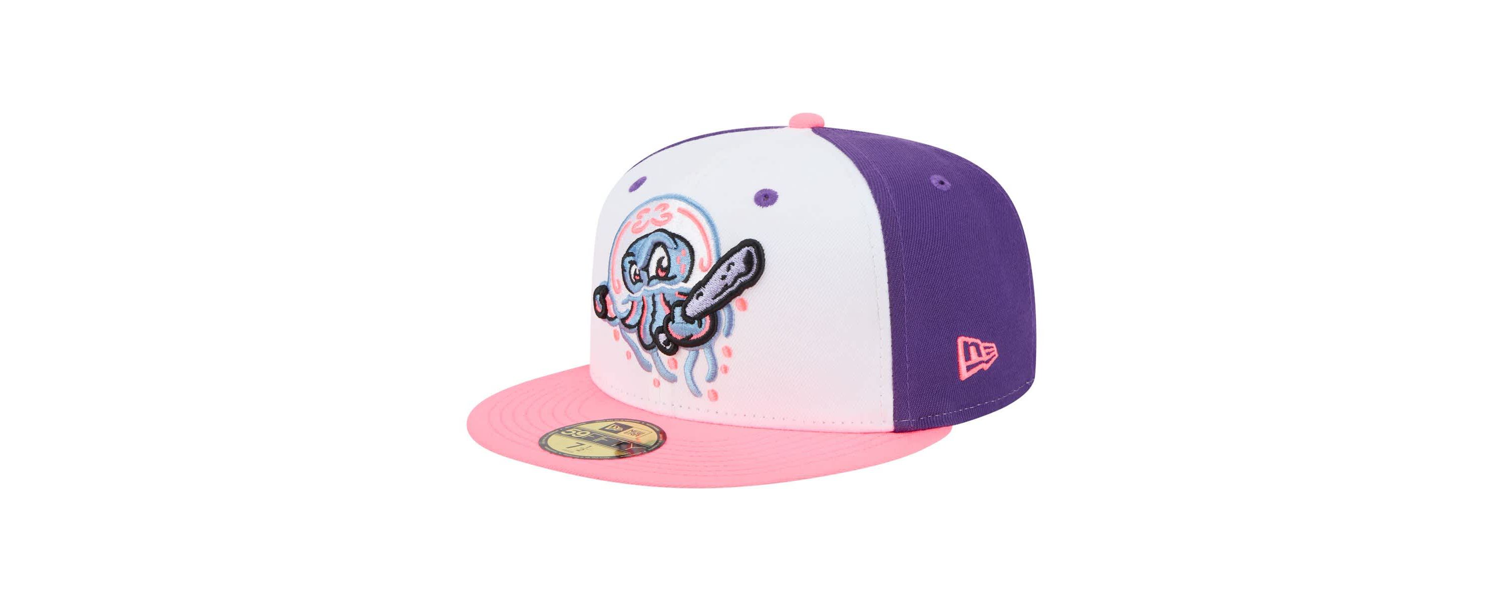 MiLB White/Purple Jersey Shore BlueClaws Copa de la Diversión 59FIFTY Fitted Hat