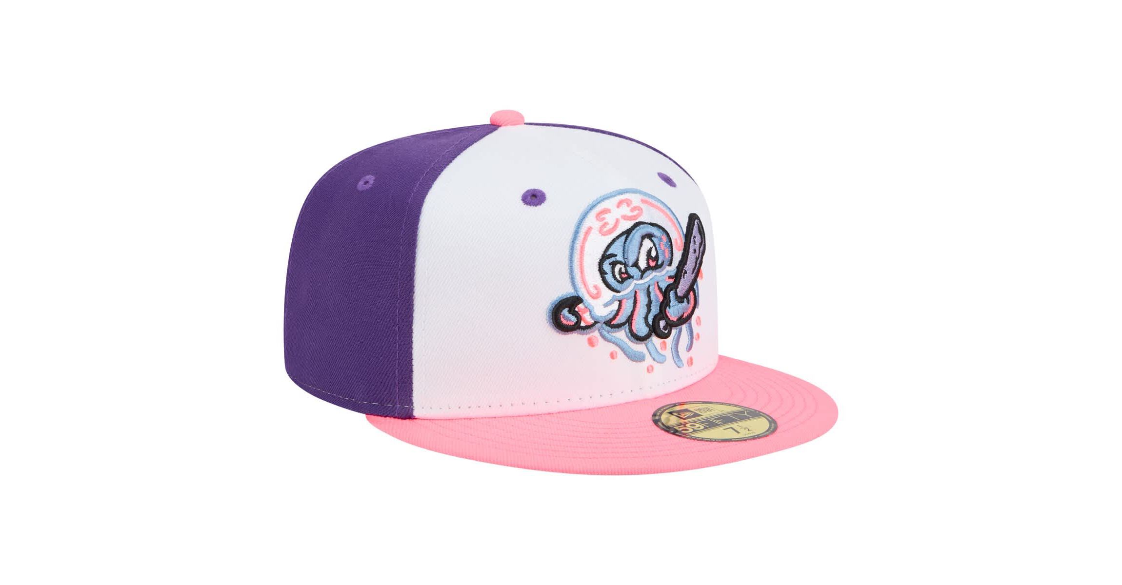 MiLB White/Purple Jersey Shore BlueClaws Copa de la Diversión 59FIFTY Fitted Hat