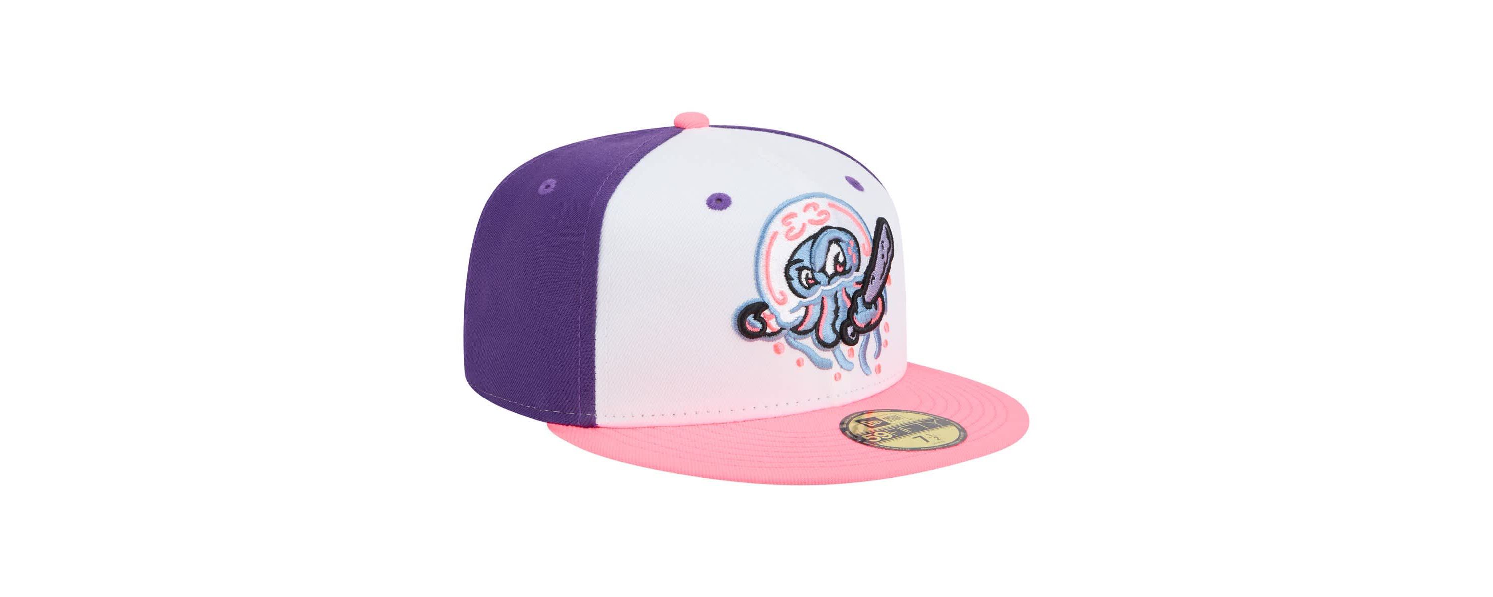 MiLB White/Purple Jersey Shore BlueClaws Copa de la Diversión 59FIFTY Fitted Hat