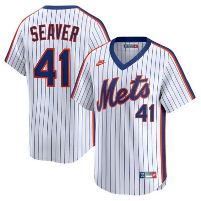 Men's MLB Nike Tom Seaver New York Mets Cooperstown Collection Limited Jersey