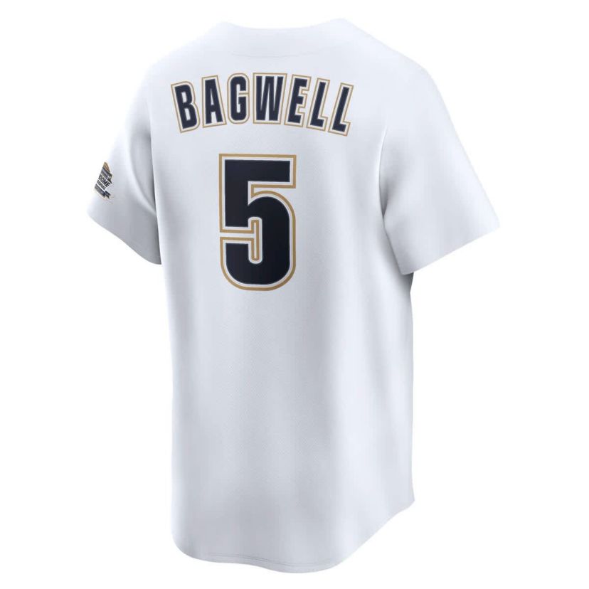 MLB Nike Jeff Bagwell Houston Astros Throwback Cooperstown Collection Limited Jersey