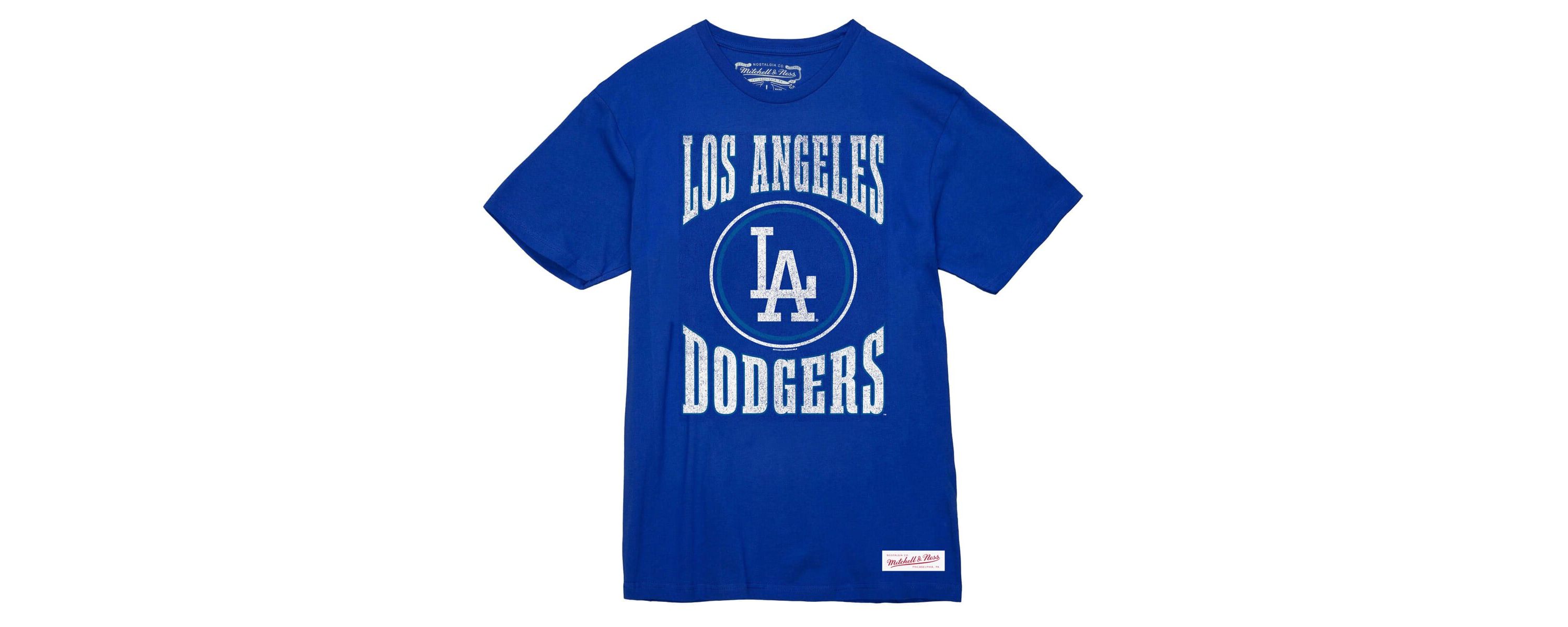 MLB Los Angeles Dodgers Arched Logo Slub T-Shirt