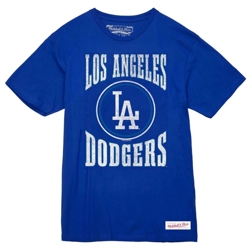MLB Los Angeles Dodgers Arched Logo Slub T-Shirt