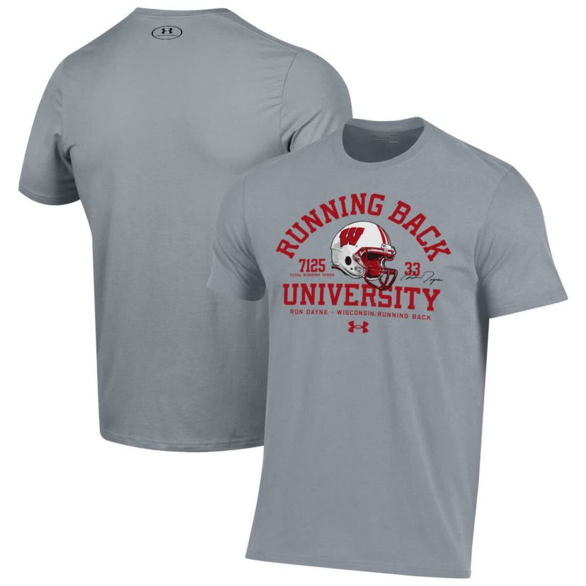 NCAA Under Armour Ron Dayne Wisconsin Badgers Running Back T-Shirt