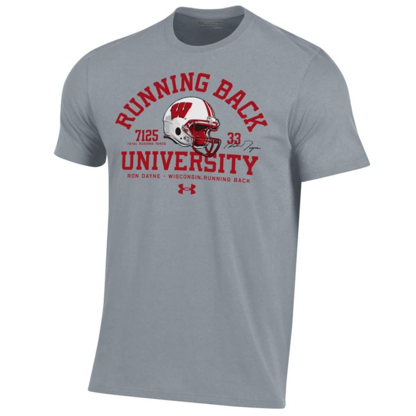 NCAA Under Armour Ron Dayne Wisconsin Badgers Running Back T-Shirt