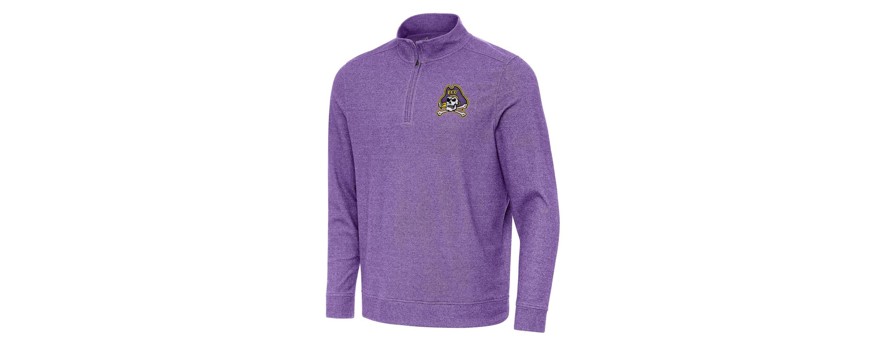 East Carolina Pirates NCAA ECU Pirates Subtle Quarter-Zip Sweatshirt
