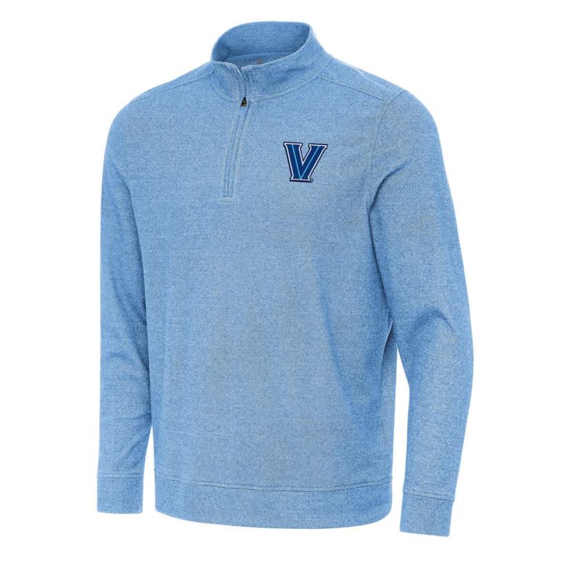 NCAA Powder Villanova Wildcats Subtle Quarter-Zip Sweatshirt