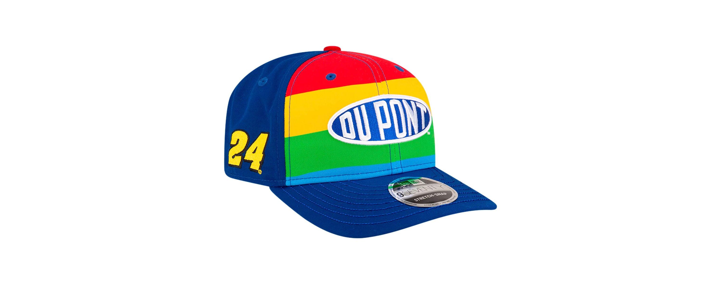 NASCAR Jeff Gordon Rainbow 9SEVENTY Stretch-Snap Hat