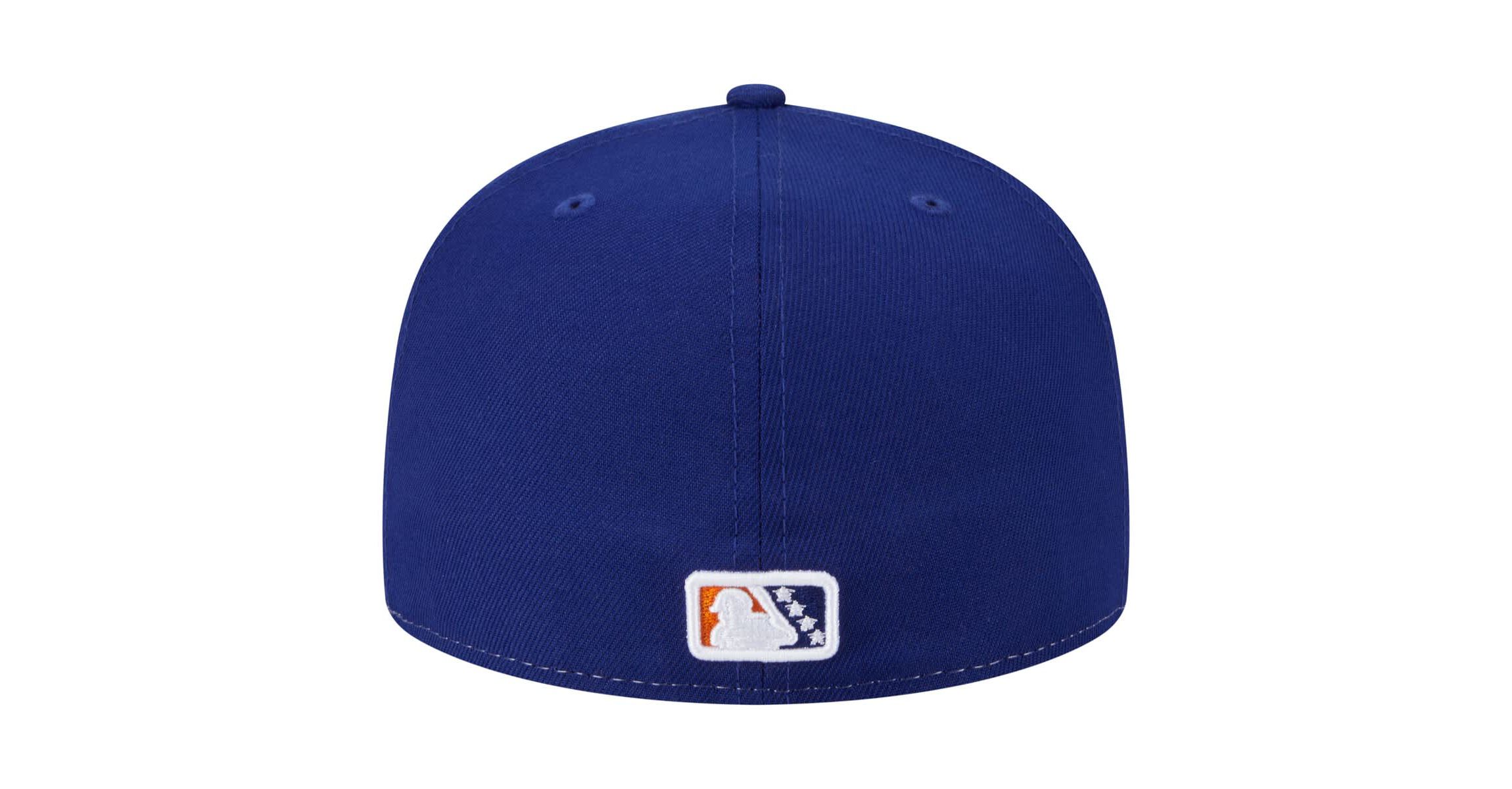 MiLB White/Orange Durham Bulls Authentic Collection 59FIFTY Fitted Hat