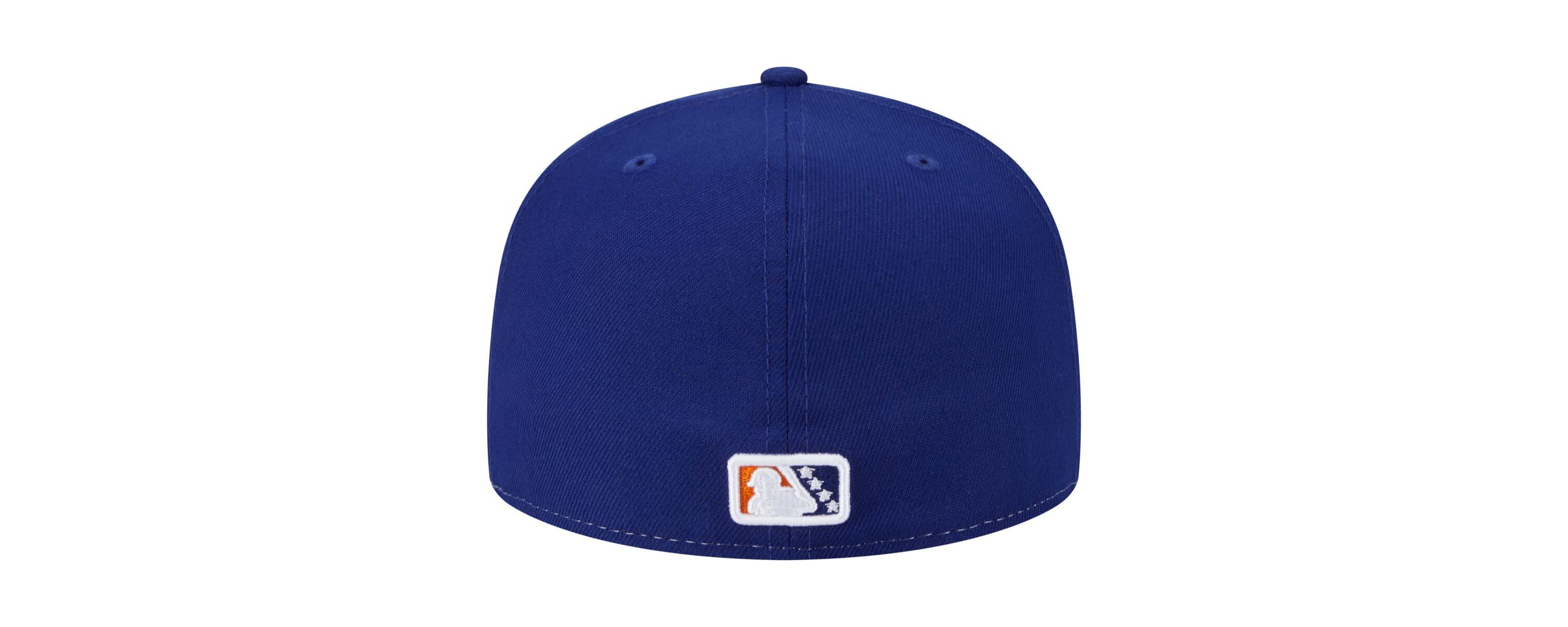 MiLB White/Orange Durham Bulls Authentic Collection 59FIFTY Fitted Hat