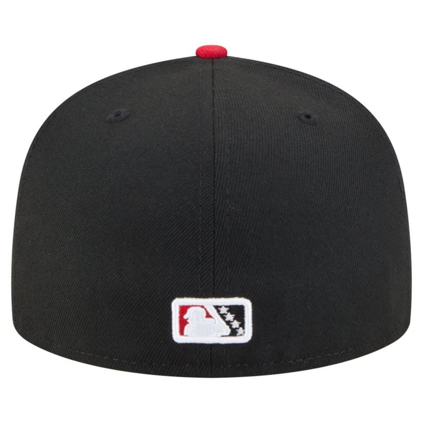 MiLB Black/Red El Paso Chihuahuas Authentic Collection 59FIFTY Fitted Hat
