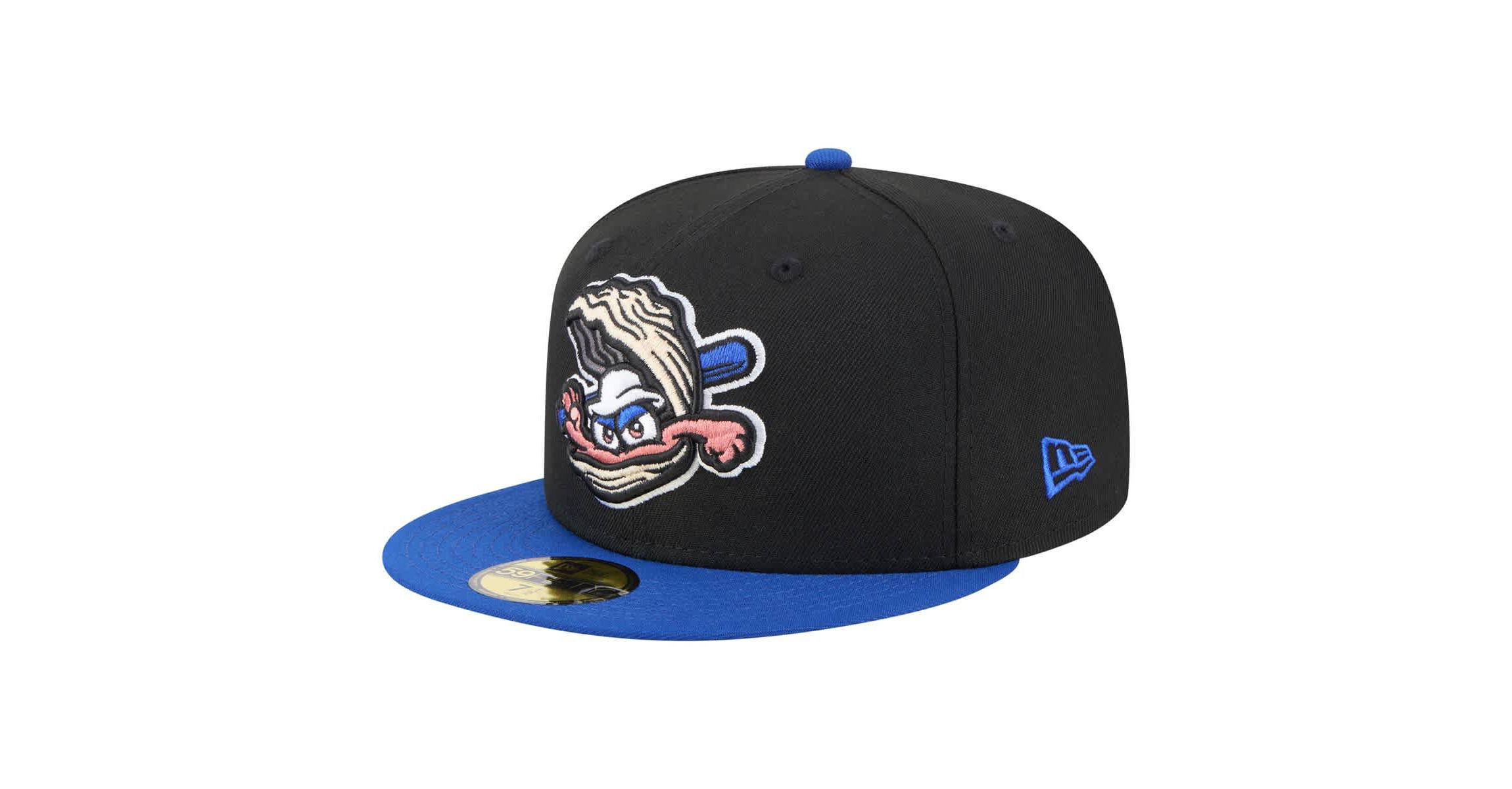 MiLB Black/Blue Biloxi Shuckers Authentic Collection 59FIFTY Fitted Hat