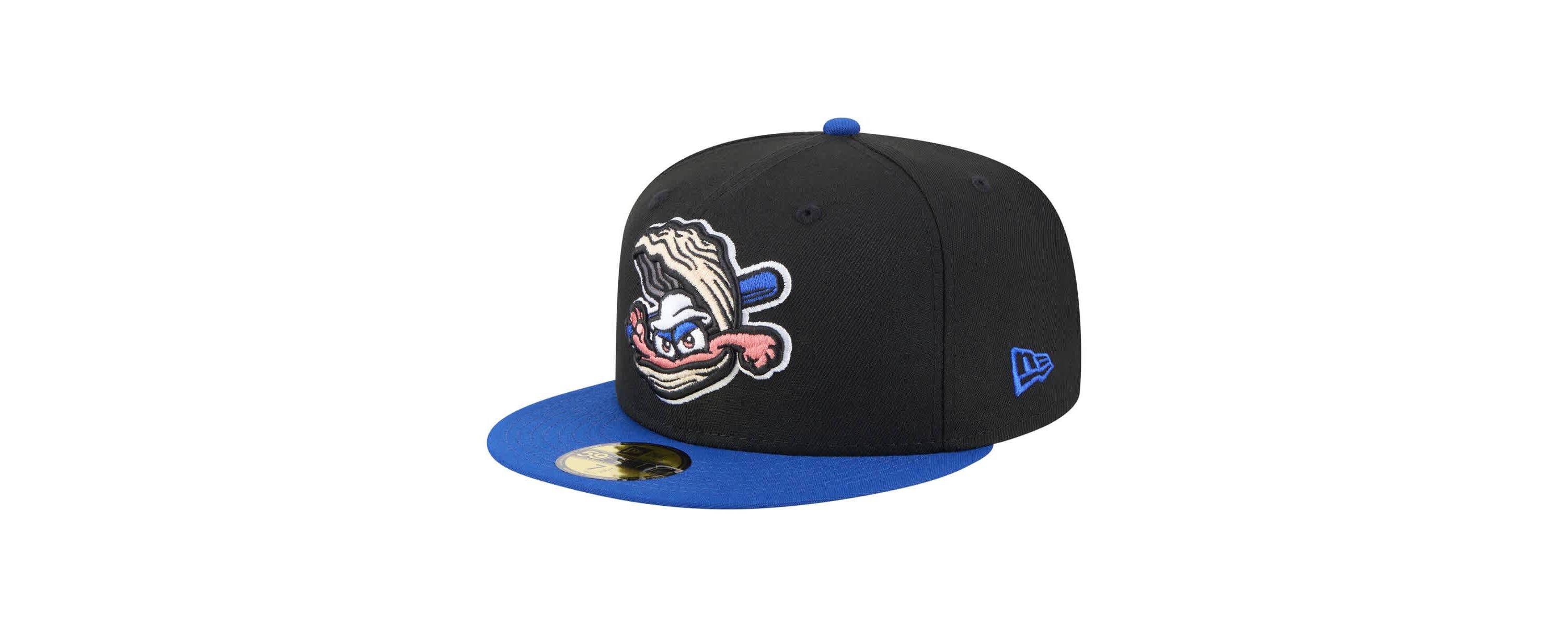 MiLB Black/Blue Biloxi Shuckers Authentic Collection 59FIFTY Fitted Hat