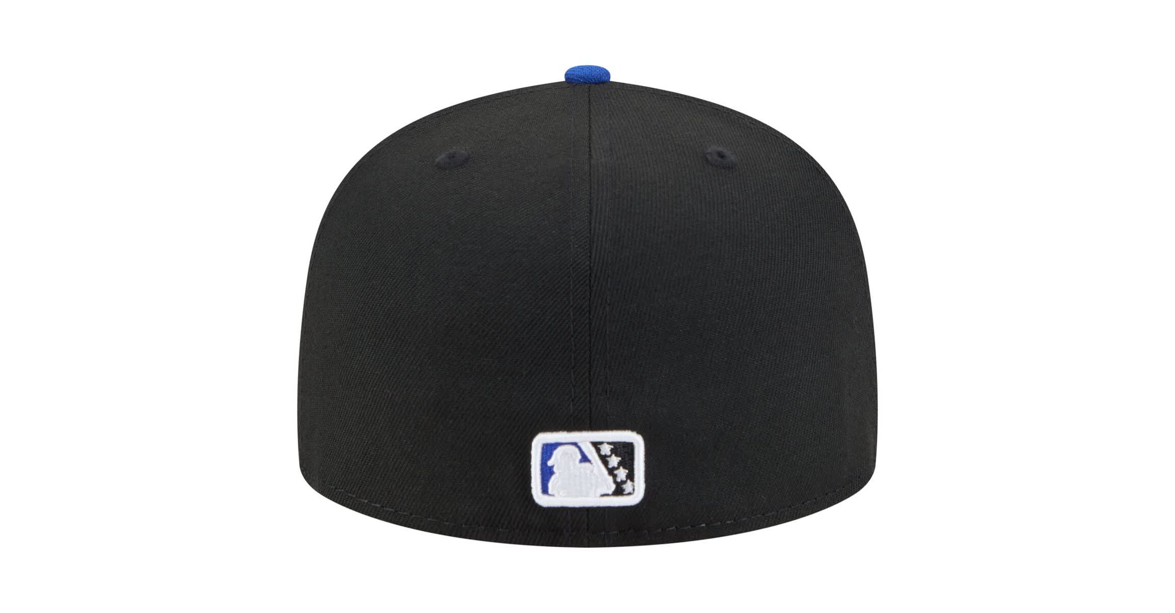 MiLB Black/Blue Biloxi Shuckers Authentic Collection 59FIFTY Fitted Hat