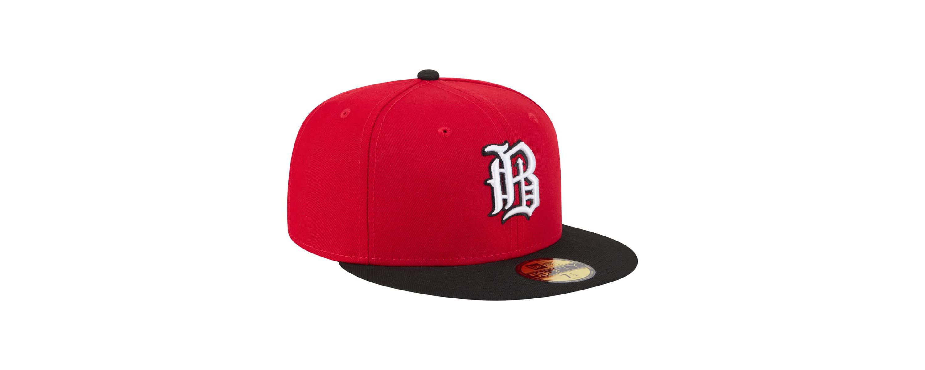 MiLB Red/Black Birmingham Barons Authentic Collection 59FIFTY Fitted Hat
