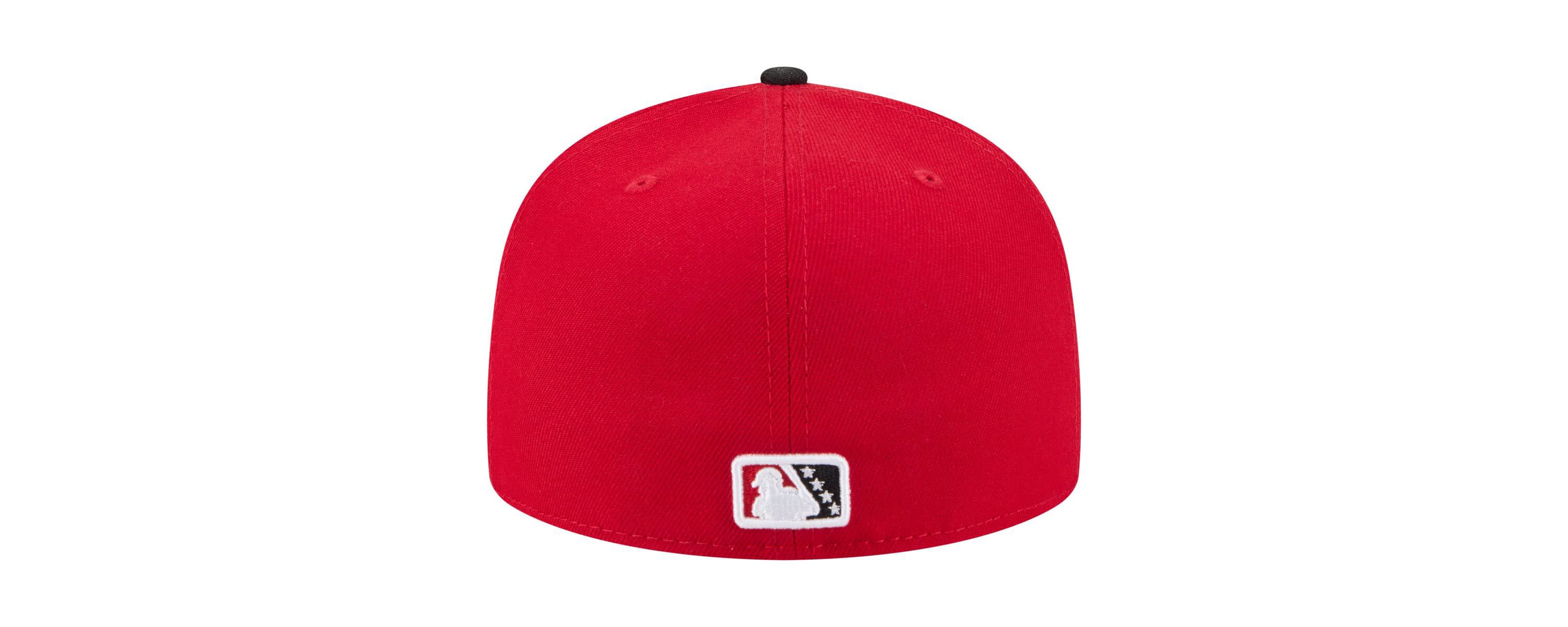 MiLB Red/Black Birmingham Barons Authentic Collection 59FIFTY Fitted Hat
