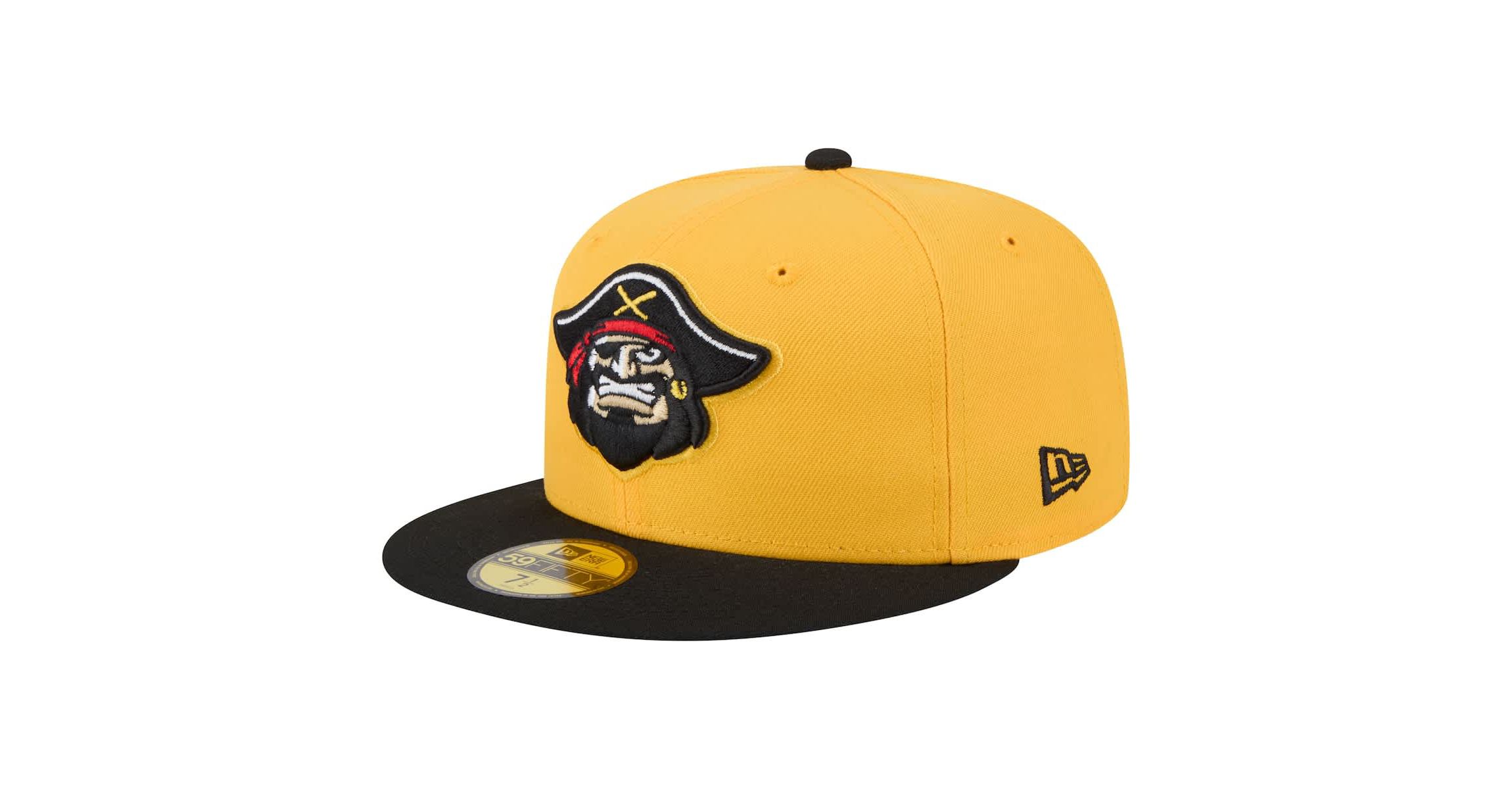 MiLB Yellow/Black Bradenton Marauders Authentic Collection 59FIFTY Fitted Hat