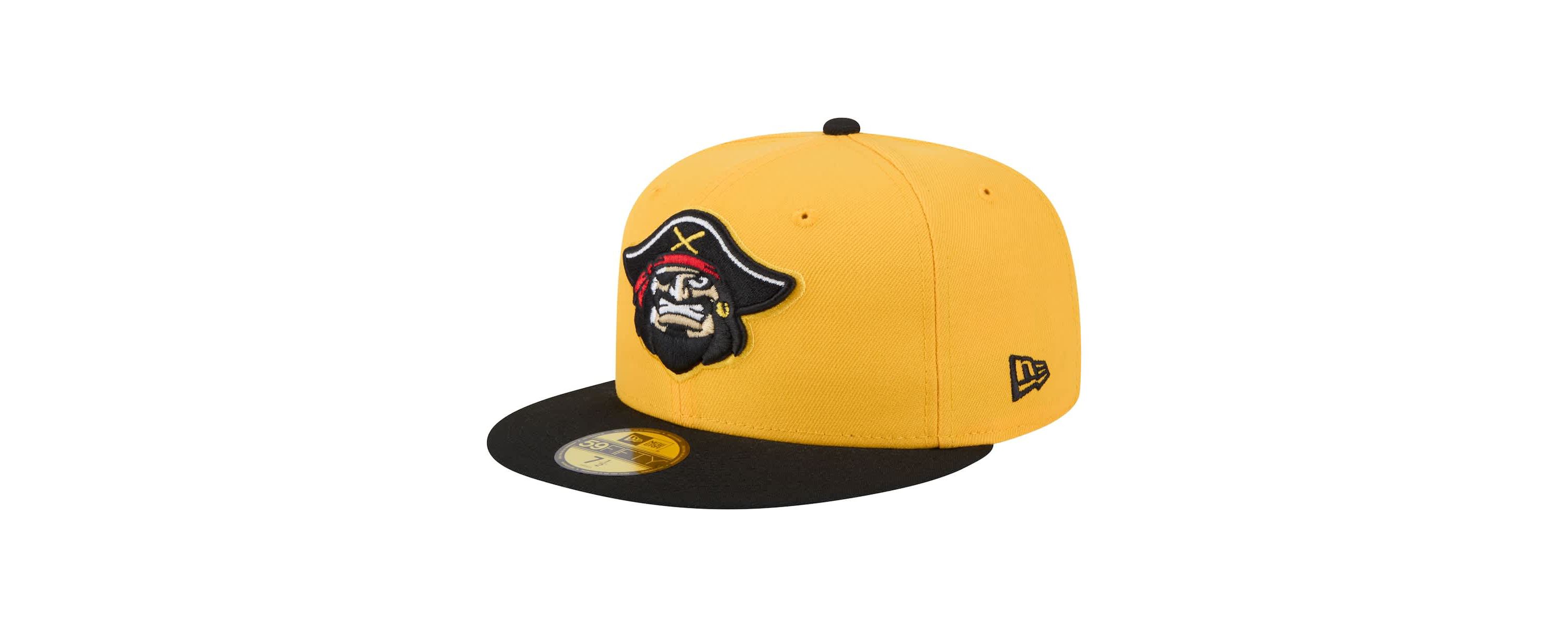 MiLB Yellow/Black Bradenton Marauders Authentic Collection 59FIFTY Fitted Hat
