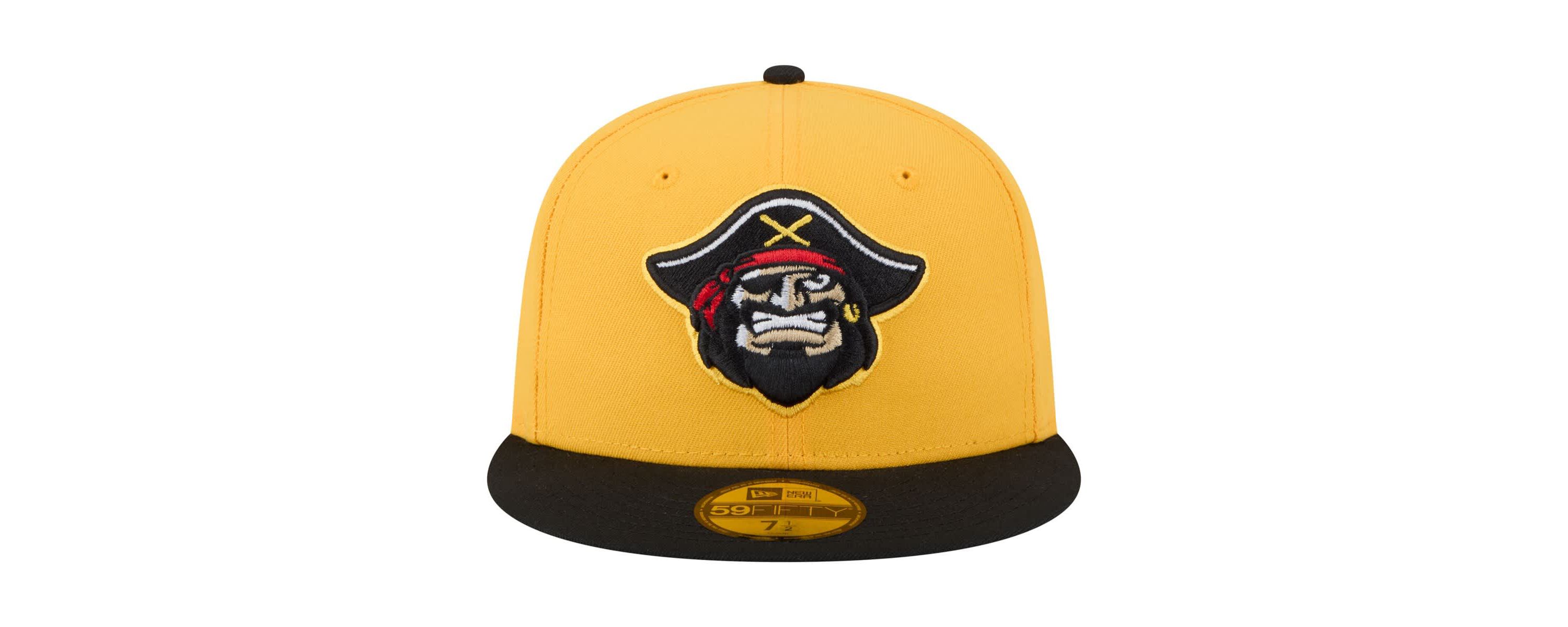 MiLB Yellow/Black Bradenton Marauders Authentic Collection 59FIFTY Fitted Hat
