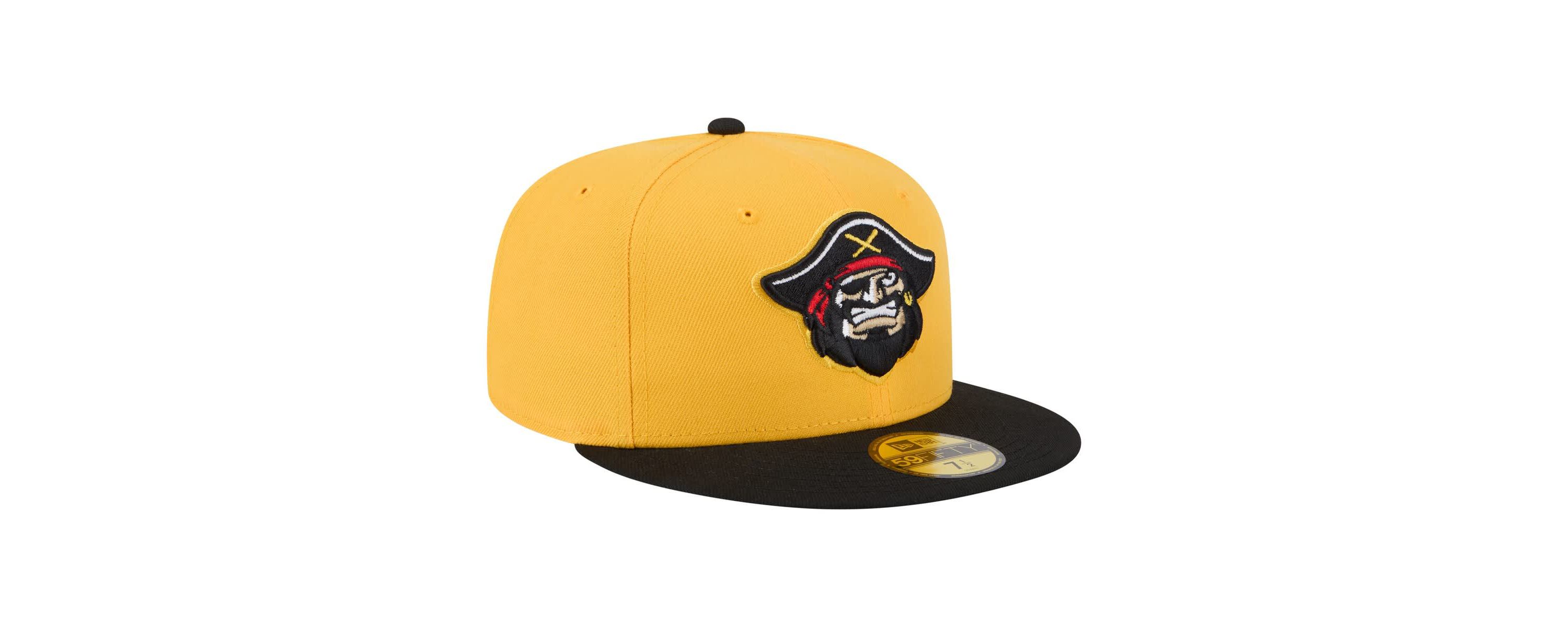MiLB Yellow/Black Bradenton Marauders Authentic Collection 59FIFTY Fitted Hat